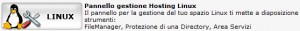 pannello gestione hosting linux